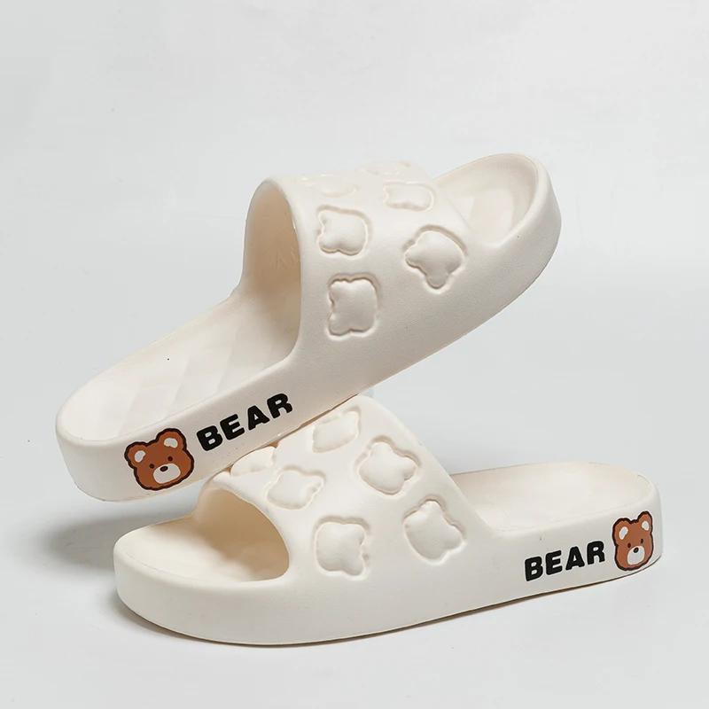 Новые модные летние парные нескользящие мягкие шлепанцы, гибкие удобные сандалии для мужчин и женщин, повседневные тапочки, женские домашние шлепанцы