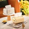 Light Luxury Electroplated Tissue Box Home Living Room Desktop Creative Tissue Storage Retro Baby Wet Wipes Drawer Paper Box