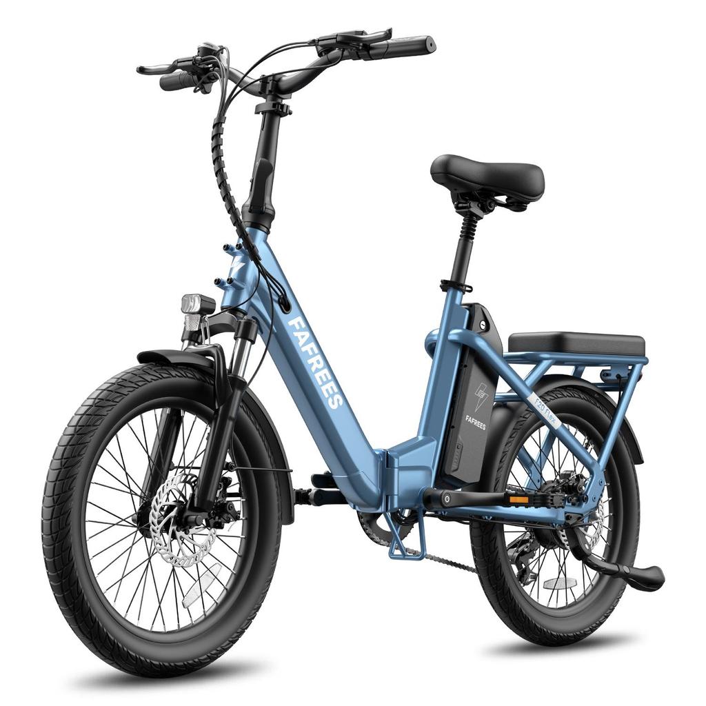 FAFREES F20 Flex Folding E-Bike,25Ah Removable Battery, 7-Speed Gears for City Commuting