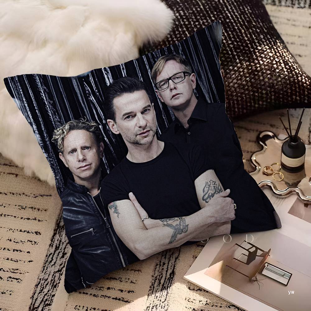 Electronic Rock DDepeche Mode Pillow Cushion Cover Pillowcase Living Room Sofa Home Decor Customized