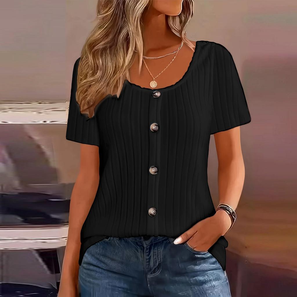 Женские топы с коротким рукавом, рубашки, летние наряды, весенняя нарядная повседневная одежда