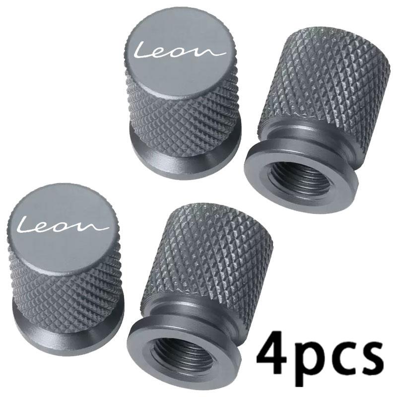 Car Wheel Tire Valve Caps Tyre Stem Covers Airdust Waterproof For Seat leon mk3 mk2 5f mk1 fr 1p 2 TARRAC
