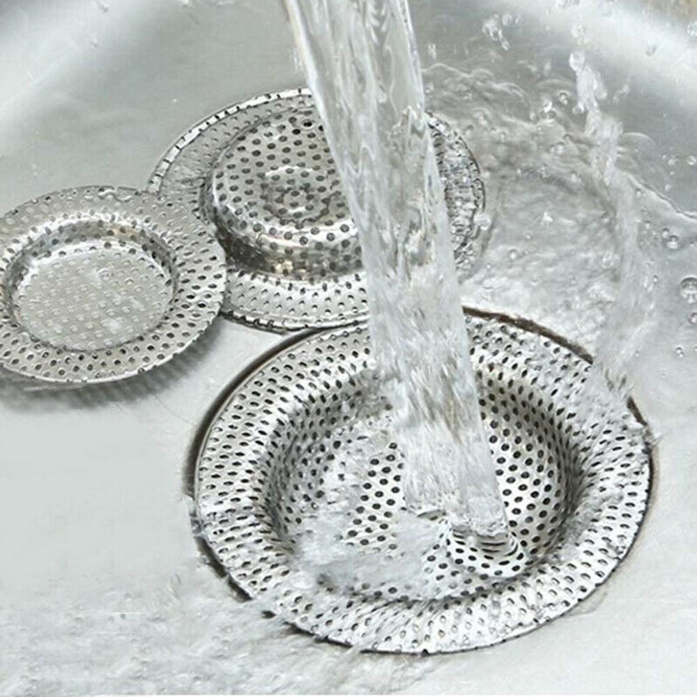 Long Lasting Stainless Steel Bathtub Hair Catcher Drain Filter Strainer