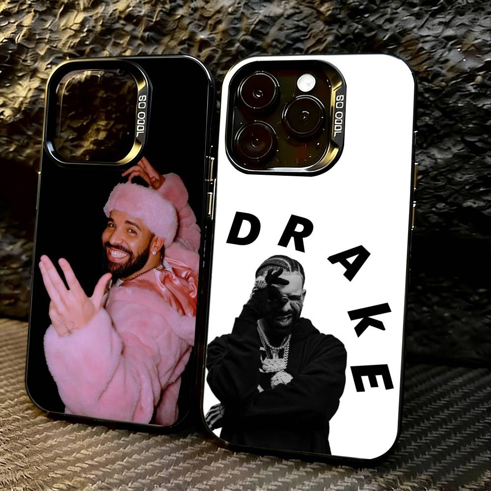 Чехол Drak-K для iPhone 17,16,15,14,13,12,11 Plus,Pro Max,XS, Цветной Серебристый Черный Чехол