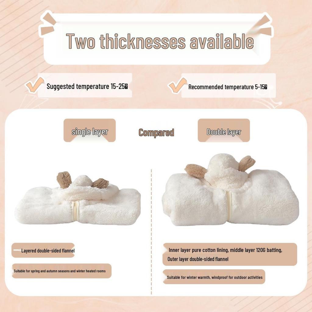 Детский флисовый комбинезон: Двусторонний фланелевый комбинезон Осень/Зима