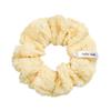 Aube Nuit Dot Wrinkle Hair Scrunchie Yellow M