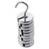 10g Each Lab Slotted Mass Set Total 100g with Hanger and Case Metal Slotted Weights Laboratory
