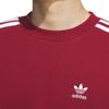 adidas Оригинальная мужская толстовка Adicolor FW24 Oversize Crew Retro Sports с длинным рукавом и круглым вырезом в студенческом стиле, цвет малиновый JN9789