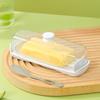 Butter Dish with Lid and Knife, Magnetic Butter Saver, Easy To Scoop, No Mess Lid, Plastic Butter Box, Dishwasher Safe