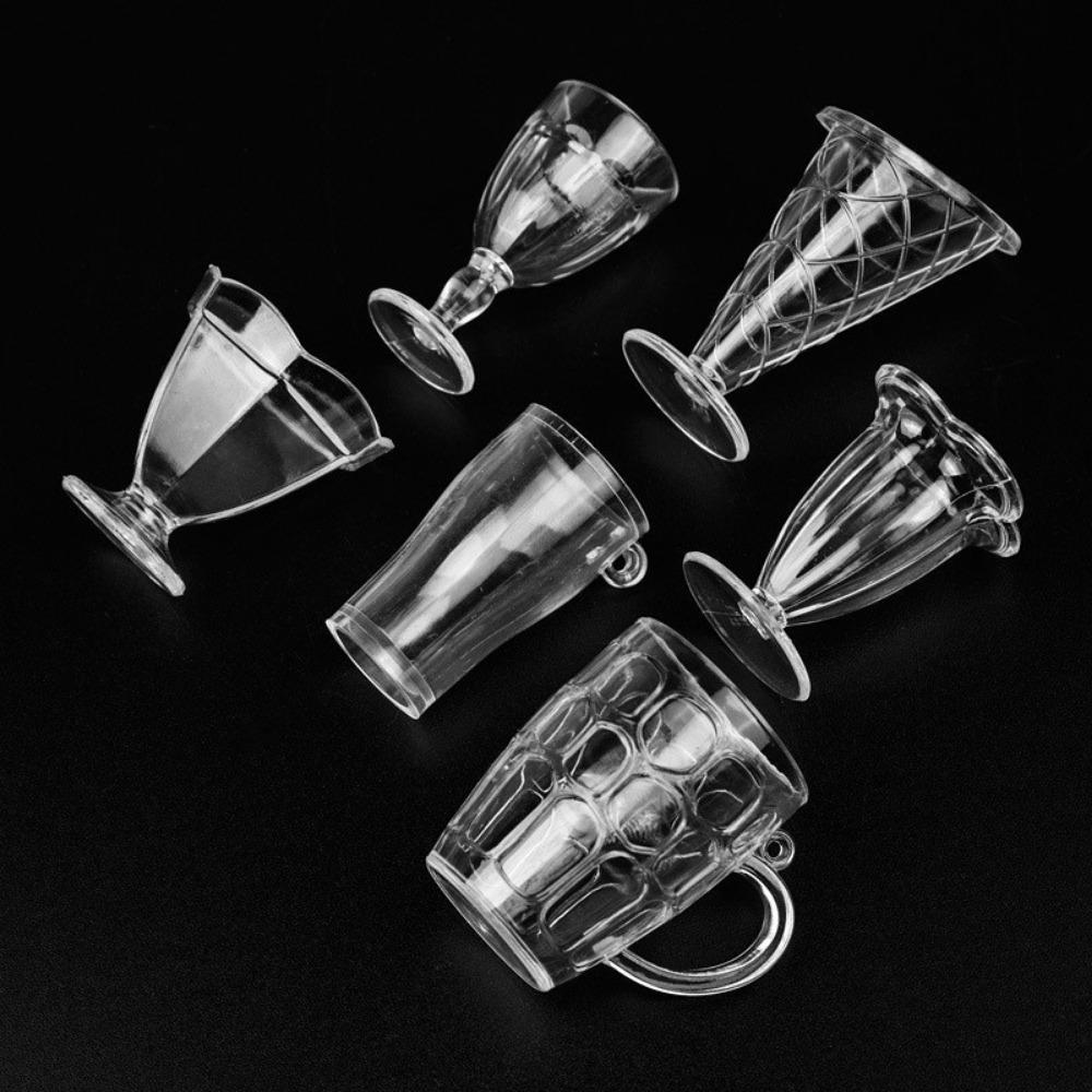 17PCS/Set Model Toy Miniatures Tableware 1:12 Dollhouse Dollhouse Mini Tableware  Pretend Play Toys