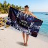 Led Zeppelin Customized Name Text Beach Towel, Soft Absorbent Towel Beach Pool Travel Personal Gift