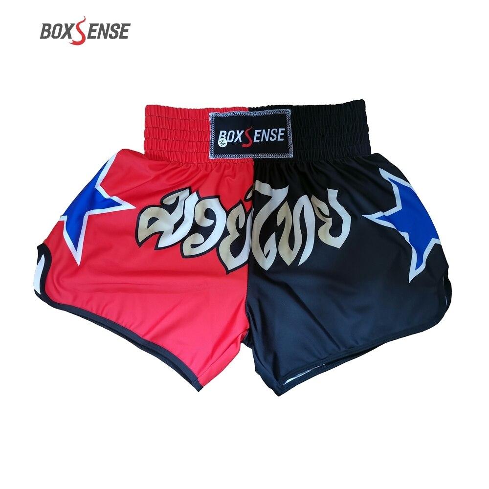 Kickboxing Fight MuayThai Shorts Adult Kids Light Breathable Boxing Trunks Man Woman Printing Grappling Sanda MMA Shorts