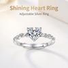 925 Sterling Silver Ring Classics Zircon for Women Luxury Shining Beautiful Ring Fashion Wedding Party Women Jewelry Branch