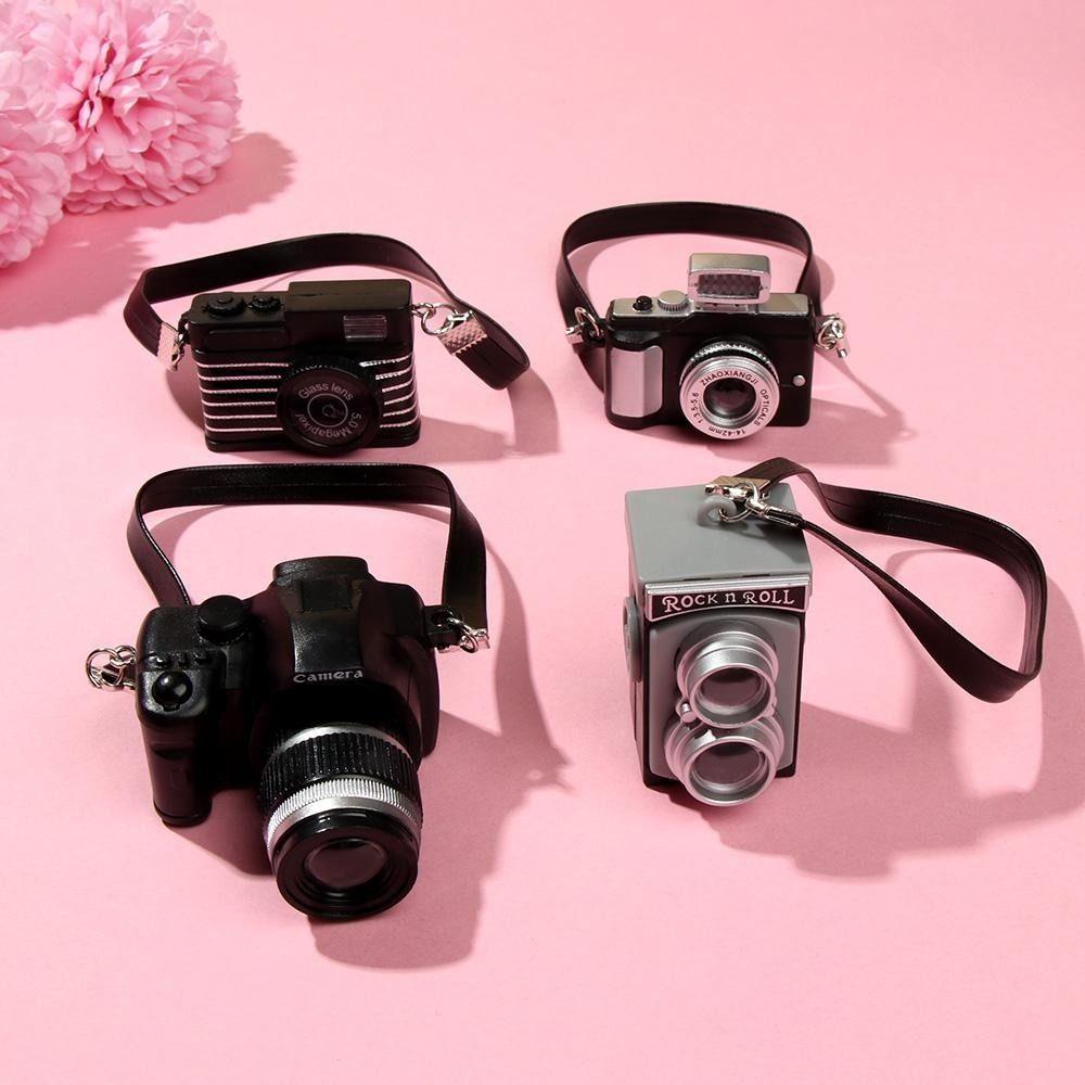 Plastic Dolls Camera Multicolor Miniature Camera Gift Dollhouse Camera 10/20cm Cotton Stuffed Doll