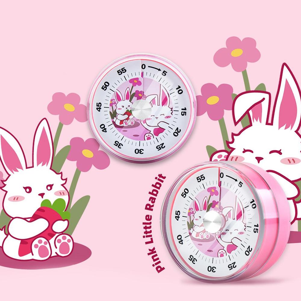 Механический Магнитный Таймер 60 Минут для Студентов Учителей Будильник Таймер для Приготовления с Громким Звонком Визуальный Таймер Кухонный Таймер