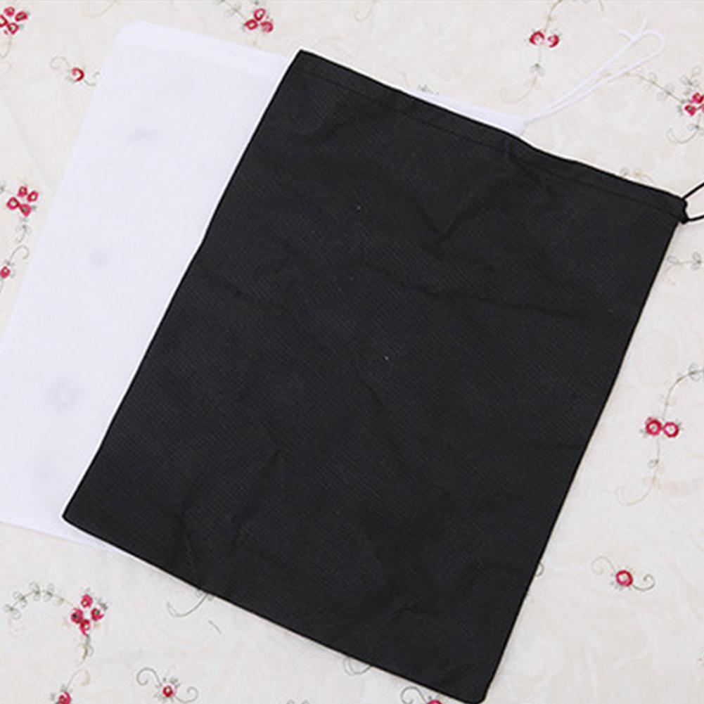Non-Woven Material Shoe Bag with Drawstring Ideal for Storage And Travel