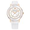 5414416 Octea White Silvertone Sunray Dial Ladies Watch