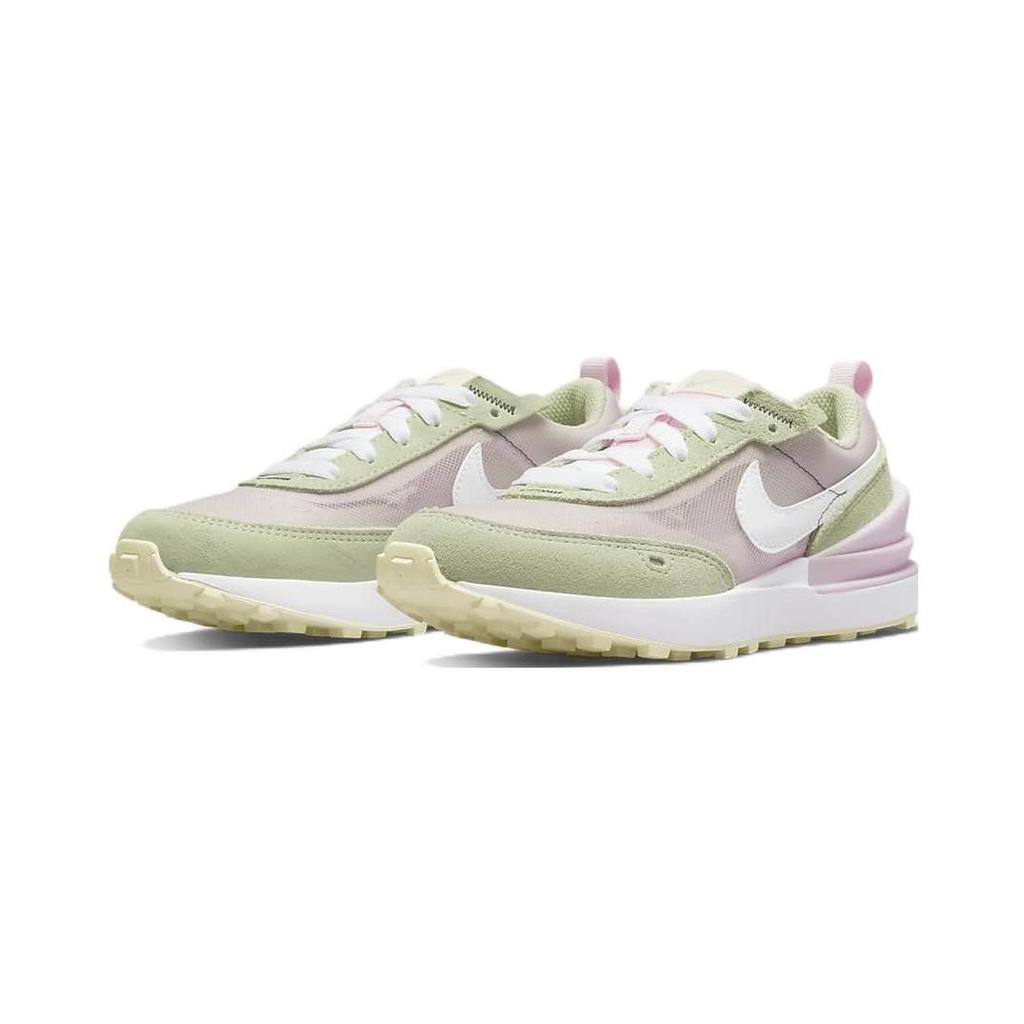 Nike Детские кроссовки Waffle One PS Honeydew Green Pink-Foam Coconut-Milk DC0480-602