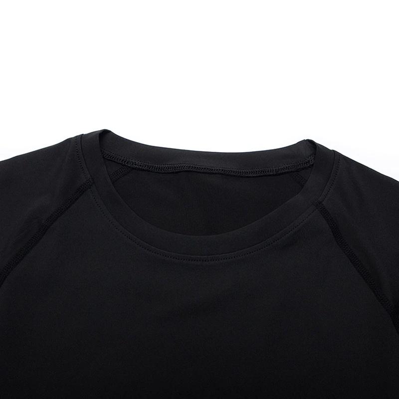 Мужские компрессионные футболки для бега, быстросохнущая футбольная майка для фитнеса, плотная спортивная одежда для спортзала, спортивная рубашка с короткими рукавами, дышащая