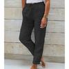 Cotton Linen Summer Pants for Women High Waist Elastic Casual Trousers Streetwear Solid Female Clothes 2026 Loose Pencil Pants