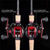 Fishing Reel 18+1BB 8.1:1 Baitcasting Reels 18LB Carbon Baitcasters Left and Right Hand Fishing Reel