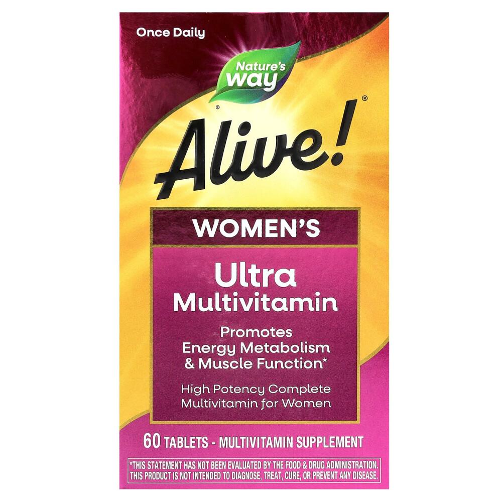 Nature's Way Alive! Women's Ultra Potency Multivitamin 60 Tablets