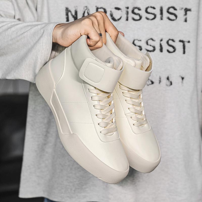 Мужские осенние кроссовки 2025 года с высоким верхом - Модные, универсальные студенческие спортивные туфли