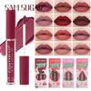 3-color Fruit Lip Gloss Set, Matte Matte Sexy Lip Glaze, Non-stick Cup, Waterproof Non-fading Lipstick Makeup