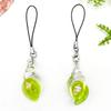 Ocean Series Transparent Green Resin Sea Conch Pendant - Mobile Phone Lanyard & Backpack Key Accessory