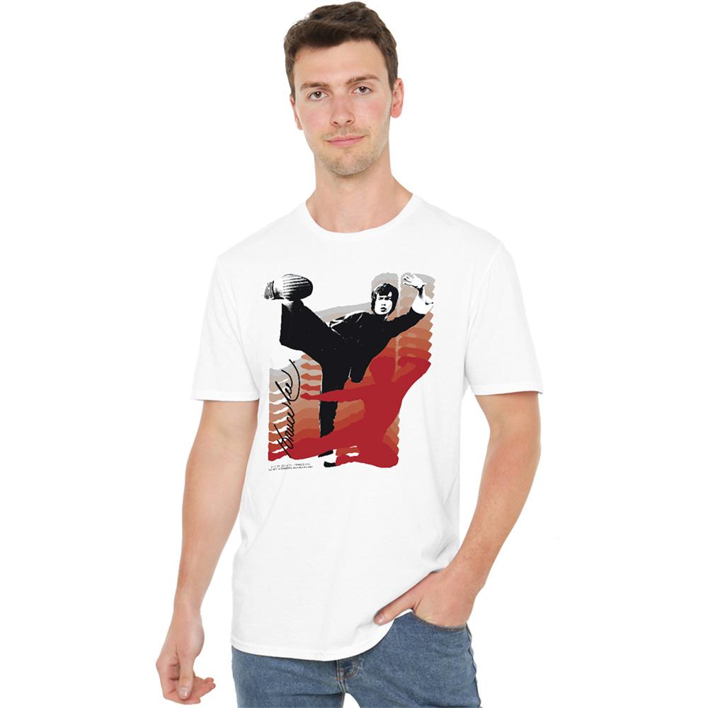 Bruce Lee Unisex Adult Kick It T-Shirt