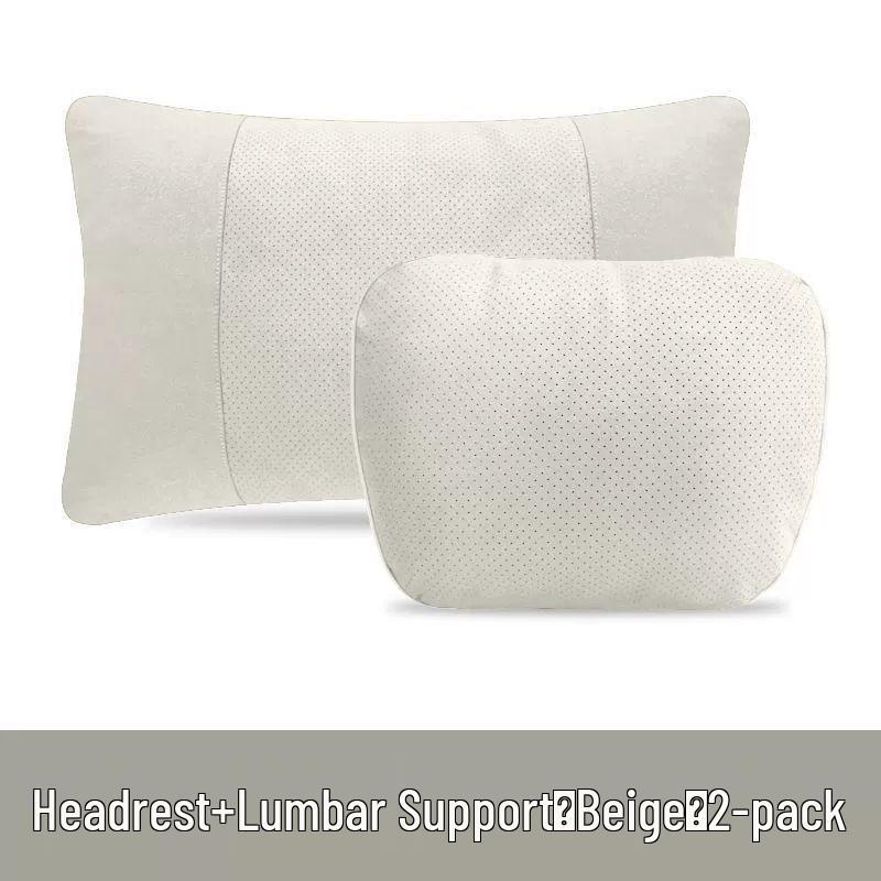 Compatible Car Headrest, Neck, and Lumbar Cushions for New BMW 5, 3, 1, 7 Series and X1-X6 Interiors