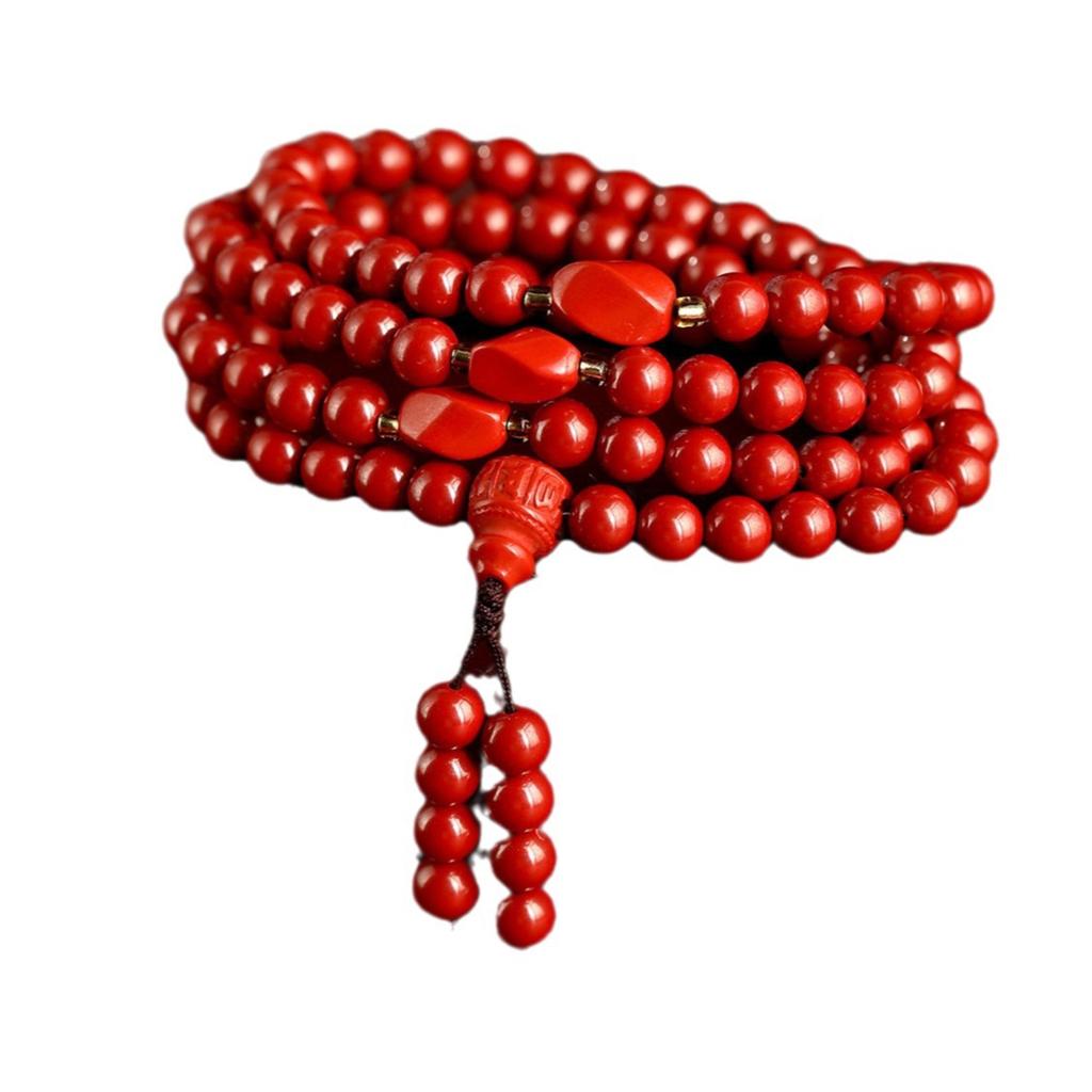 High-content purple gold sand cinnabar bracelet108Beaded Bracelet Tourist Area
