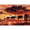 5D DIY Diamond Painting Animal Elephant Rhinestone Picture Full Diamond Embroidered Elephant Mosaic Art Furniture Decoration