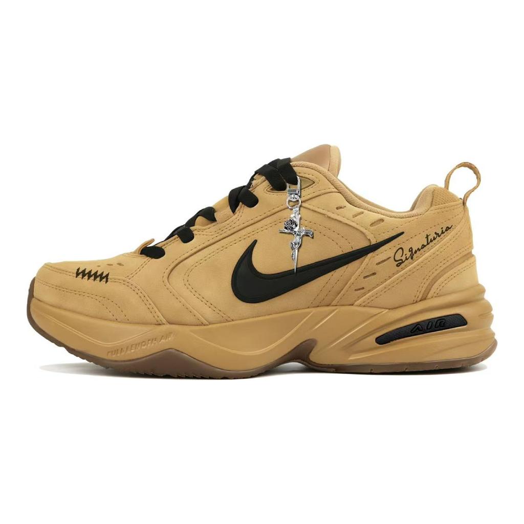 Nike Air Monarch 4 Пшеничное Зерно, Амортизация в Стиле Маллард, Износостойкие Низкие Кроссовки на Толстой Подошве Мужские Коричневые IB2281-700(Команда675--SBOX)