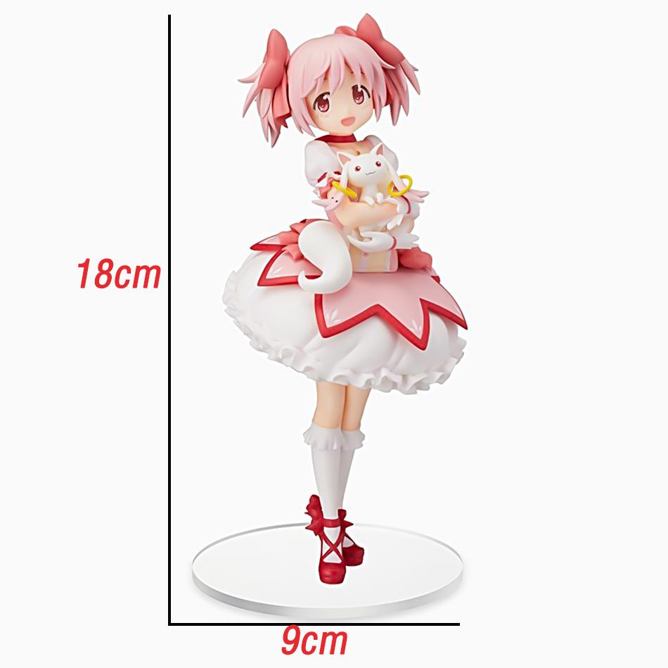 Puella Magi Madoka Magica Figure Set Kaname Madoka Homura Akemi Anime Pvc Figurine Collection Model Doll Desk Ornament Toy Gift