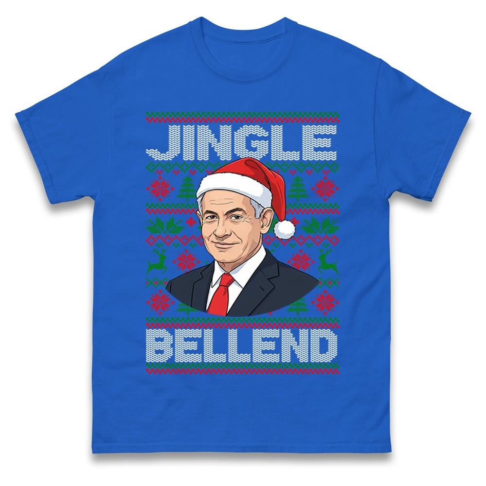 Netanyahu Christmas T Shirt Ugly Rude Xmas Tee Top Xmas Festive Gift Top