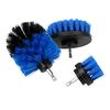 3pcs/set Car Detailing Drill Scrubber Brush Kit For Auto Exterior Bathtub Boat Tile Hard Bristle Care Cleaning Tool