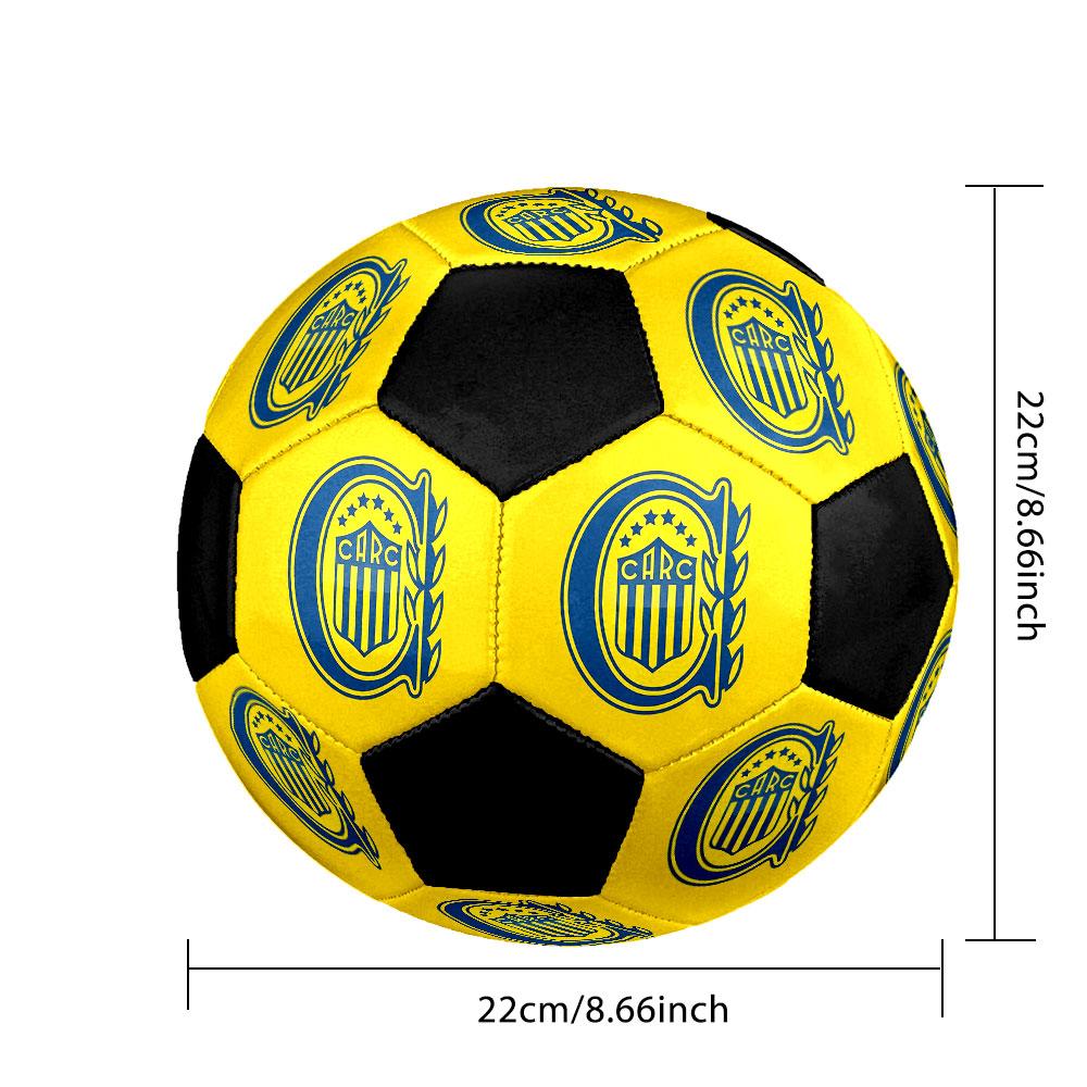 Футбольный мяч Rosario Central Размер 5 Цветной Машинная строчка ПВХ Готов к соревнованиям Прочный Высокий отскок