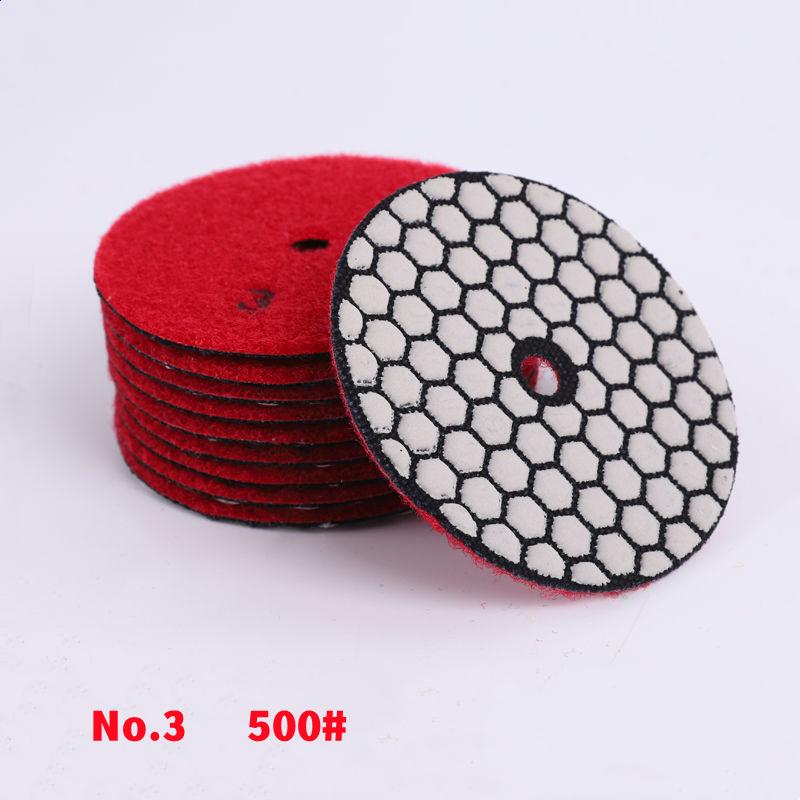 4-дюймовый 100-миллиметровый комплект алмазных полировальных дисков для влажной/сухой полировки гранита, камня, бетона, мрамора, шлифовальных полировальных дисков