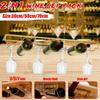 3//5/7 Slot Iron Wine Rack Glasses Holder Bartender Stemware Hanging Rack Bar Tool Under Cabinet Stemware Organizer Glass Goblet Iron Rack