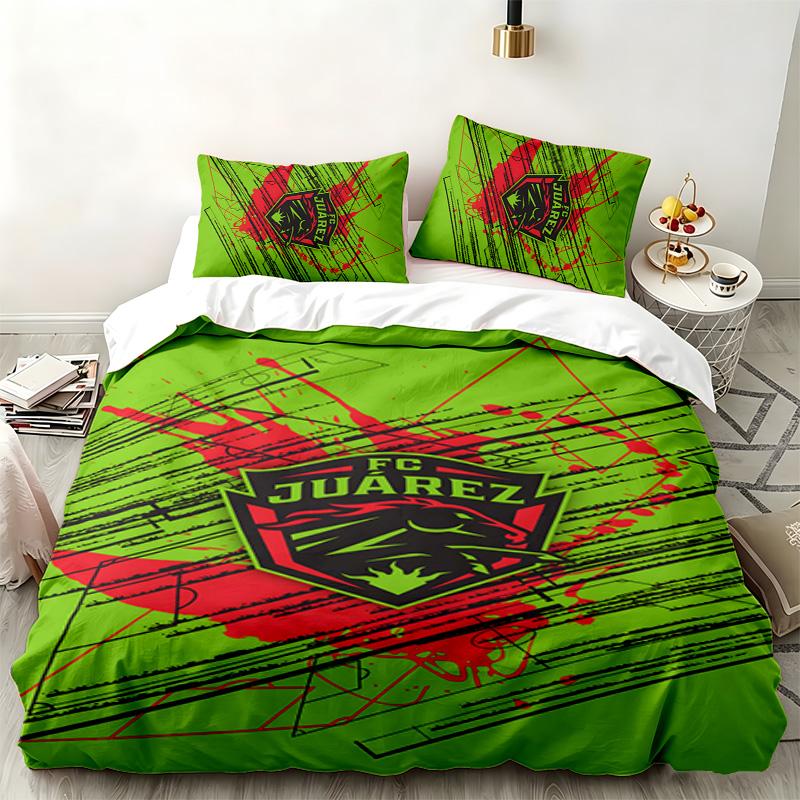 FC Juarez 3pc set Perfect for bedroom use Comfortable bedding set includes a duvet cover and two pillowcases Ideal birthday or Christmas gift