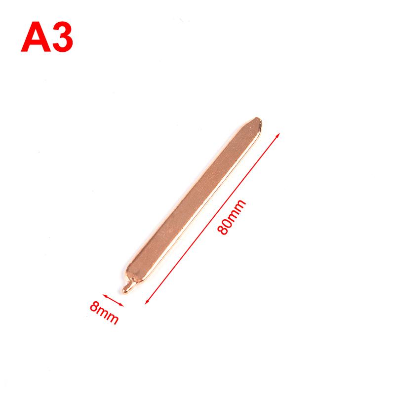 Copper Tube Diy Computer Laptop Cooling Notebook Heat Pipe Flat Tube 60Mm-150Mm