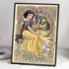 Diamond Mosaic Colorful Diamond Painting The Beautiful Snow White Full Round Embroidery Cartoon Creative Hobbies Wall Decor