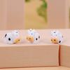 Creative Resin Cow Figurine – Cartoon Animal Craft Kit for DIY Decor, Gifts, and Handmade Projects