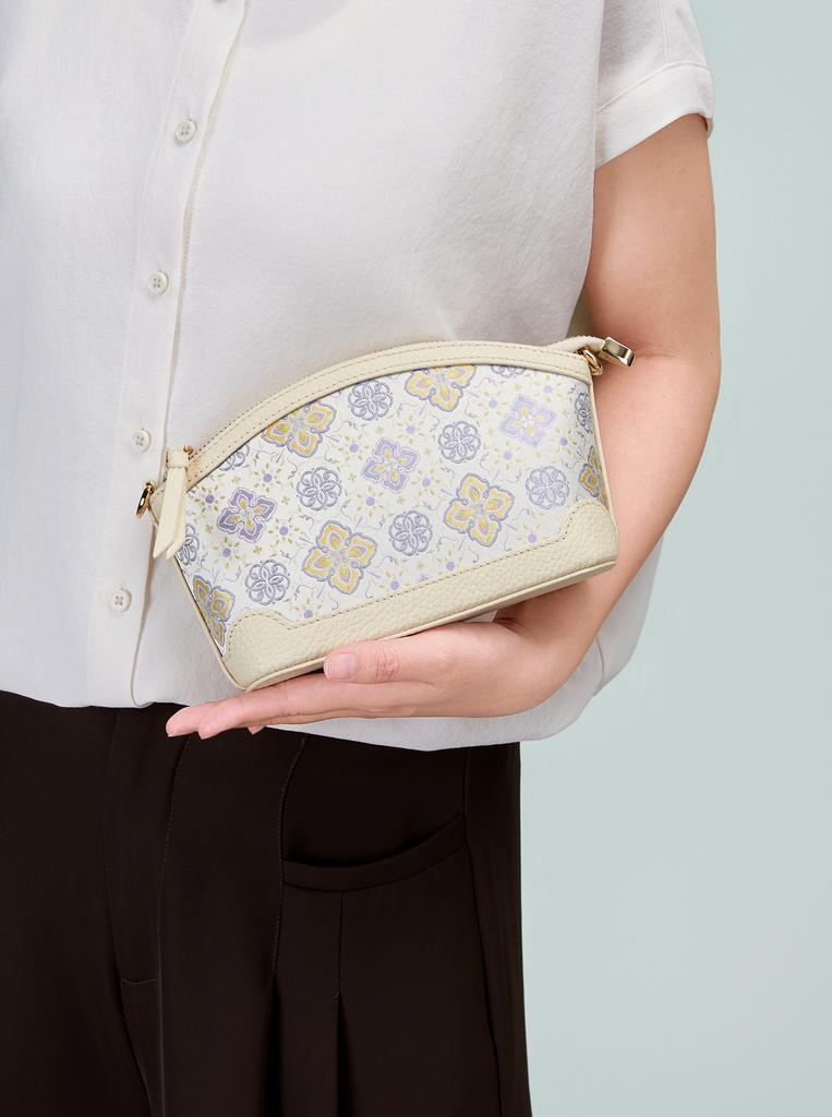[Intangible Cultural Heritage Sichuan Brocade] Genuine Leather Crossbody Bag New Chinese Versatile Small Bag Handbag