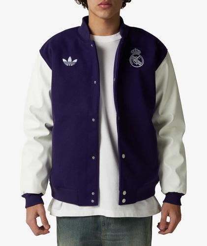 adidas Оригинал Куртка Real Madrid CNY JF2587 Мужская Фиолетовая