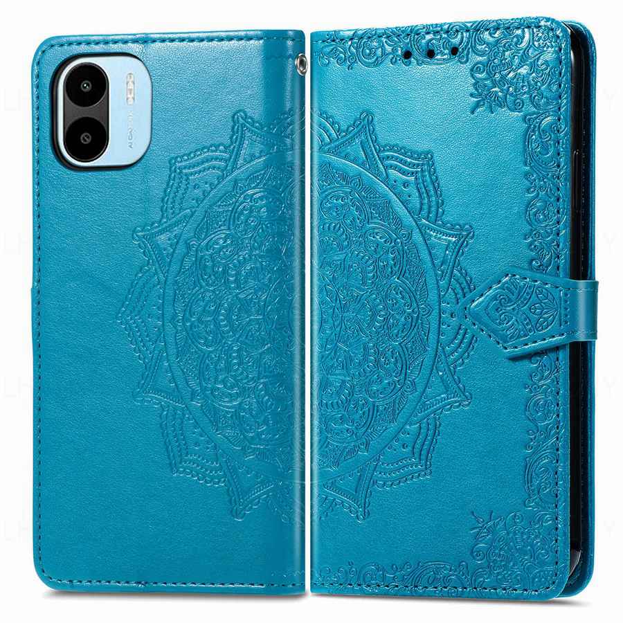 Чехол-кошелек Foral Book из кожи для Xiaomi 14T 11T 13T Redmi 14C 13C 9C A3 Note 14 10 11 12 13 Pro 5G 9 Poco M6 C75 F6 F7 X7 X6 C65, силиконовый чехол