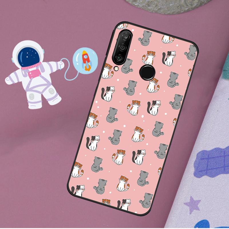 Смешной коллаж с кошками для Huawei Nova 12s 12i 11i 8i Y73 Y72 Y61 Y91 Y90 Y70 Y60 9 10 SE P30 P40 Lite P60 Pro Чехол