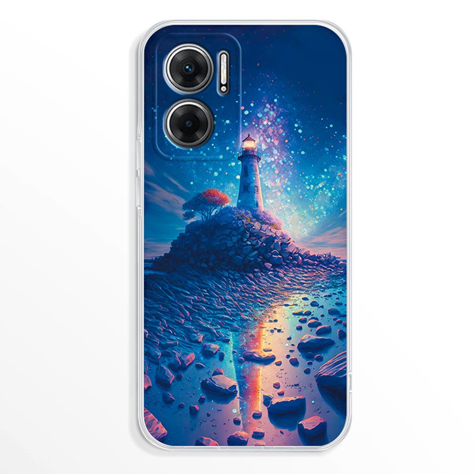 For Redmi Note 11E 5G Case 2022 Cute Fashion Clear Soft Phone Cases for Xiaomi Redmi Note 11E Silicon Back Cover 11 E TPU Bumper