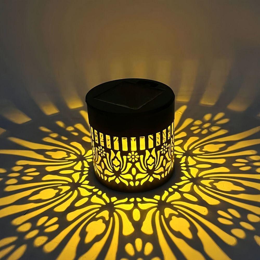 Warm Wall Light Metal Home Garden Night Light New LED Solar Light  Outdoor Lawn Courtyard